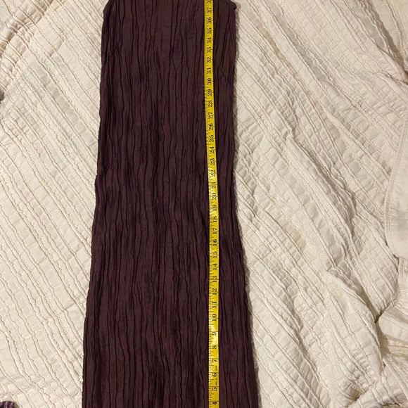 SU-Zen size small sleeves wrinkle dark purple dress. In perfect condition - Picture 5 of 17